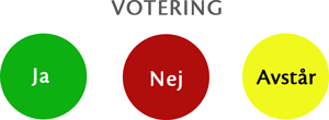 Direktdemokrati votering.